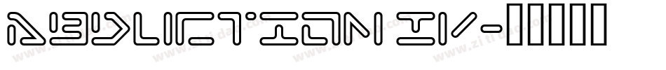 Abduction IV字体转换